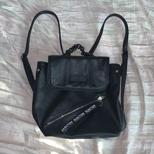 Kenneth Cole Reaction Small Black Backpack
